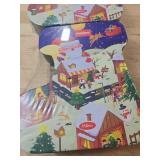x2 AivaToba Jigsaw Puzzles for Kids Ages 4-8, 112 Pieces Christmas Stocking Shaped Cardboard Puzzles, Sturdy Floor Puzzles Box and Poster, Educational Toys Gift for Boys Girls - Retail: $15