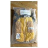 Mosucogirl Quilted Dog Harness Vest - Yellow/Tan size XS - Retail: $24