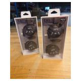 QearFun Cat Earbuds for Kids with Ear Hooks, Kawakii Wired Over Ear Headphones Earphones Gifts for School Girls and Boys with Microphone & Ear Loops Black 2 Pack! - Retail: $14