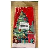 Gatherfun Christmas Table Decorations Christmas Tree Disposable Tablecloth Waterproof Plastic Rectangular Table Cover for Merry Christmas Party Supplies, 4 PCS 54 X 108 inch - Retail: $13