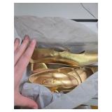 Cape Robbin Harri Metallic Leather Mary Jane Heels (Harri) 7.5 - Retail: $39