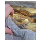 Cape Robbin Harri Metallic Leather Mary Jane Heels (Harri) 7.5 - Retail: $39
