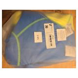 Hevto Kids Shorty Wetsuit 2mm Neoprene Size 14X Blue/Green - Retail: $39