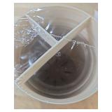 Straw Holder, straw organizer,10.5 Inch Tall Drinking Straw Dispenser for Smoothie Tubes, Plastic Reusable Storage Container for Counter House Supplies (face) - Retail: $10