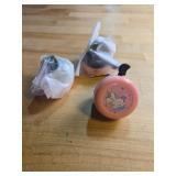 3 Pack Easy Attach Pink Metal Unicorn Bicycle Scooter Handle Bar Signal Bell - Retail: $8