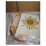 You Are My Sunshine High Chair Banner,First Trip Around The Sun Birthday Decoration,Boho Sunflower Party Decoration for 1st Baby Girl Boy Shower Supplies - Retail: $8