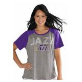 Touch by Alyssa Milano NBA Conference Tee - New Orleans Jazz Bedazzled Women