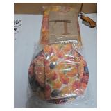 FALL PARTY BUNDLE - 62pcs Party Decorations with Fall Plates and Napkins for Thanksgiving Festival WITH 13.2FT Fall Leaves Garland with Banner - Retail: $29