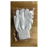 A&R Sports White Knit Gloves One Size - Retail: $6