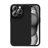 XIEWE Compatible with iPhone 13 Pro Max 6.7 inches Case Matte TPU Materials Dust-Proof Light Thin Lens Protection Soft Slim Phone Case for Men Boys and Women Girls - Black - Retail: $18