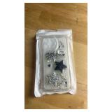 iPhone 12 Pro Clear Star Glitter Case with Crystal Embellishments - Retail: $24