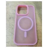 iPhone 12/12 Pro and 2 iPhone 15 MagSafe Compatible Silicone Case - Pink - Retail: $25