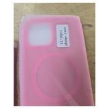 iPhone 12/12 Pro and 2 iPhone 15 MagSafe Compatible Silicone Case - Pink - Retail: $25