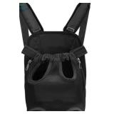 Pet Dog Cat Carrier Backpack - Portable Breathable Pet Out Backpack for Small Dogs - Dog Slings with Chest Bag - Cat Backpack Carrier(Black, X-Large) - Retail: $14