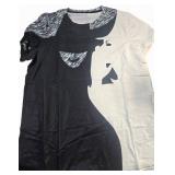 LOTUCY Musical Shirt Women Changed for Good Musical Movie Shirt Witch and Princess Short Sleeve Shirt Black Large - Retail: $10
