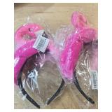 PRETYZOOM 2 Pcs Flamingo Hat Hawaii Flamingo Headband Kids Hair Clip Headband Flamingo Headdress for Hawaii Carnival Tropical Party Hair Accessory Party Decoration - Retail: $24
