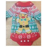 BFUSTYLE Baby Ugly Christmas Sweater 0-24 Months Xmas Outfit Newborn Romper Knitted One Piece Infant Bodysuit - Retail: $12