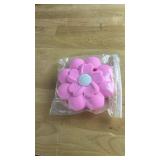 Pink Flower Silicone Drink Cup Lid Cover - Retail: $12