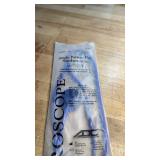 Disposable Stethoscope, PVC Tubing, Lightweight Medical Monitoring Kit, Blue,