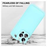 PureVigor Compatible with iPhone 14 Pro case, Liquid Silicone Case Dust Protection Light Slim Thin Soft Lens Protection Phone Case for iPhone 14 Pro Case 6.1 inch for Men and Women - Blue - Retail: $1