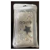 Case Mobile Phone Case for iPhone 14 Pro Max Star Design Clear - Retail: $19