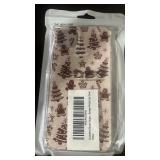 Brown Gingerbread Holiday Pattern Phone Case X003WC5 - Retail: $14