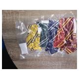Sucrain 5pcs Pinstriped Formal Necktie Tie Set Necktie Pre-tied Adjustable Neck Strap Tie for Halloween Wedding Graduation School Uniforms *Colors and Patterns may vary - Retail: $9