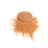 Lusofie Shaggy Plush Faux Fur Fabric Precut Strips 2x71inch Black Fur Fluffy Fuzzy Craft Fur for Gnomes Beard Santa Claus Hair Dwarf Cosplay Costume Easter DIY Craft Decoration  - Retail: $6