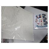 REWIDPARTY Winter Party Invitations with Envelopes & Stickersï¼Set of 15ï¼WITH 9 Pcs Giant Christmas Theme Stencils for Painting Spraying Crafts - Retail: $12