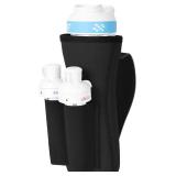 Jmoe USA 22oz Sleeve for Cirkul Water Bottle | Fits 22 oz Plastic and Stainless Steel Bottles | Neoprene Sweat Absorbing Material | Fitted Design | 2-Pack | Insulated Cover (Black) - Retail: $14