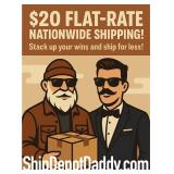 $20 Flat-Rate to Ship a Week of Auctions!