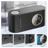 Automatic Soap Dispenser, Touchless Liquid Soap Dispenser USB Rechargeable with IR Sensor, Electric Hand Soap Dispenser Pump 5 Levels Adjustable Waterproof 500ml for Bathroom Kitchen Dish Black
