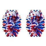 Shappy 88.5 ft Red White and Blue Garland Patriotic Tinsel Garland Independence Day Glitter Metallic Twist Wedding Summer Birthday Party Indoor Outdoor Hanging Home Decor