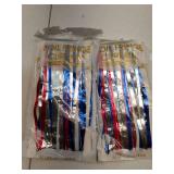 Shappy 88.5 ft Red White and Blue Garland Patriotic Tinsel Garland Independence Day Glitter Metallic Twist Wedding Summer Birthday Party Indoor Outdoor Hanging Home Decor