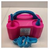 Balloon Pump, Balloon Pump Electric, Electric Balloon Pump at Home, Portable Air Blower with Dual Nozzle Balloon Air Pump for Decoration, Party and Save Time