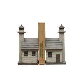 Creative Co-Op Lighthouse Bookends, Set of 2, Gray(one is broken)