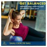 ProBody Pilates Small Exercise Ball - 9 Inch Workout Ball for Stability, Barre, Yoga, Core & Physical Therapy