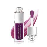 Hydrating Lip Glow Oil, Lip Oil Gloss Transparent Toot Tinted Nourishing Long Lasting Repairing Lightening Lip Lines (BERRY) 0.2 OZ