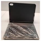 Keyboard Case for iPad A16 2025 11th Generation/ iPad 10th Gen 10.9'' 2022 Case with Keyboard, Smart Folio Cover with Pencil Holder, Slim Rechargeable Magnetic Bluetooth keyboard Detachable (Black)