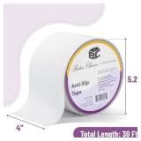 Bates- Anti Slip Tape, 4 Inch, 30 Feet, Grip Tape, Non Slip Stair Treads, Stair Grips Non Slip, Friction Tape, Non Skid Tape, Stair Treads Non-Slip, Traction Tape, Wood Stair Treads