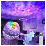 Rossetta Galaxy Projector, Star Projector Galaxy Light Projector for Bedroom, APP Control Projector Bluetooth Speaker and White Noise, Night Light for Kids Adults Home Theater, Ceiling, Room Decor