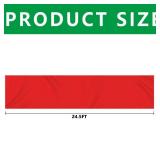 2Pack 3 Mil Embossed Red Mulch Garden Plastic Film, 4ft X 25ft Red Agriculture Crops Grow Film, Red Planting Mulch Film for Potato, Tomato, Eggplant, Strawberry