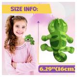 Costume Accessories Chameleon Shoulder Plush Lizard Cosplay Props Merch Gifts for Women Adults