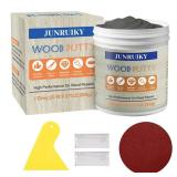Wood Filler & Putty - Paintable & Stainable, Quick Drying Repair Kit for Holes, Cracks, Chips in Wooden Furniture & Outdoor Wood (Gray, 9.87 Ounce)