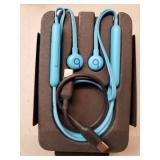 Beats Flex Wireless Earbuds - Apple W1 Headphone Chip, Magnetic Earphones, Class 1 Bluetooth, 12 Hours of Listening Time, Built-in Microphone - Flame Blue
