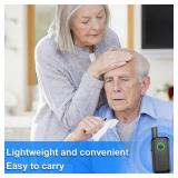ChunHee Wireless Intercom System for Home-Home Intercom System for Elderly/Kids/Pregnant-Wireless Office Intercom Two Way Radio Room to Room Communication System-for Hiking/Camping/Vocation, 2 Pack
