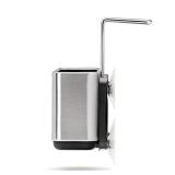 simplehuman Slim Sink Caddy Sponge Holder, Brushed Stainless Steel, Silver