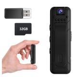 Bextgoo Body Camera, 1080P FHD Body Cam, No WiFi, Built-in 32GB TF Card, Portable 180Â° Rotating Lens, 10 Hours of Use on One Charge, Wearable Camera for Travel, Bike, Cycling, Outdoor Security