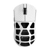 ATTACK SHARK R3 46g Superlight Magnesium Alloy Wireless Gaming Mouse, BT/2.4G/Wired Computer Mouse, 8KHz Polling Rate, PAW3395 26K DPI Sensor Programmable Mice Griptape for PC/Laptop/Mac (White)