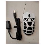ATTACK SHARK R3 46g Superlight Magnesium Alloy Wireless Gaming Mouse, BT/2.4G/Wired Computer Mouse, 8KHz Polling Rate, PAW3395 26K DPI Sensor Programmable Mice Griptape for PC/Laptop/Mac (White)